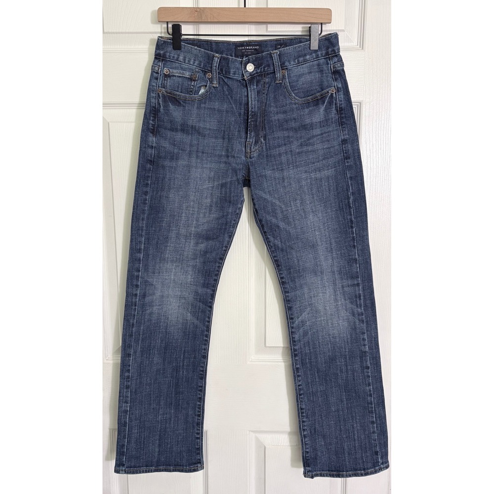 Lucky Brand 187 Relaxed Straight Leg Jeans 29x30 Blue Denim Casual Classic